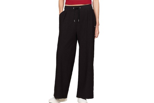 Tommy Jeans Ottoman Pleated Παντελόνι Φόρμας Γυναικείο (DW0DW18739 BDS)