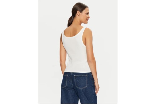 Tommy Jeans Slim Button Μπλούζα Αμάνικη Γυναικεία (DW0DW19492 YBL)