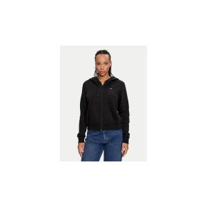 Tommy Jeans Brushed Fleece Ζακέτα Βαμβακερή Γυναικεία (DW0DW19729 BDS)