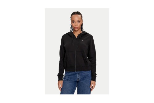 Tommy Jeans Brushed Fleece Ζακέτα Βαμβακερή Γυναικεία (DW0DW19729 BDS)