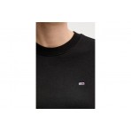 Tommy Jeans Flag Embroidery Fleece Μακρυμάνικη Μπλούζα