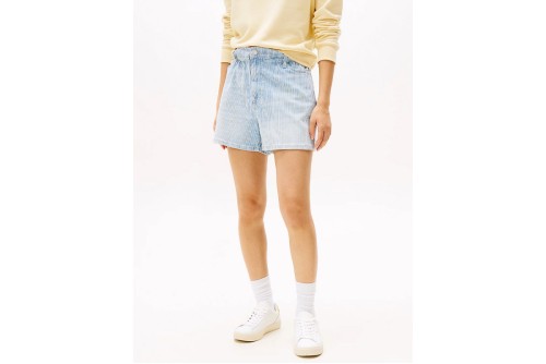 Tommy Jeans Paperbag Bi6136 Σορτς Τζιν Γυναικείο (DW0DW20085 1A5)