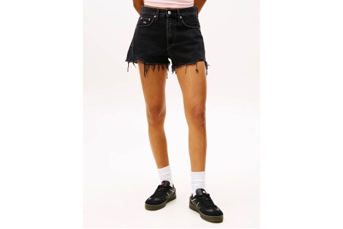 Tommy Jeans Distressed Σορτς Τζιν Γυναικείο (DW0DW20097 1BZ)