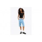 Tommy Jeans Γυναικεία Αμάνικη Μπλούζα Μαύρη