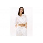 Tommy Jeans Linen Ss Tshirt Πουκάμισο Κοντομάνικο Γυναικείο (DW0DW20286 YBL)