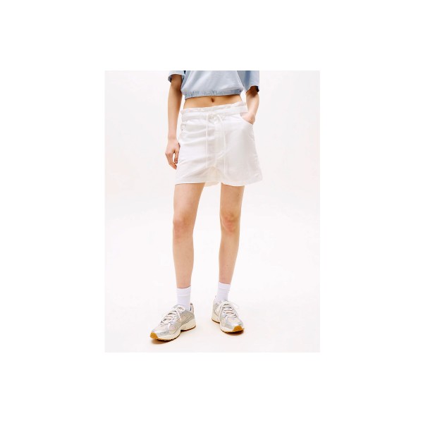 Tommy Jeans Cotton Linen Σορτς Casual Γυναικείο (DW0DW20360 YBL)