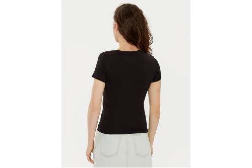 Tommy Jeans Slim V-Neck T-Shirt Γυναικείο (DW0DW20458 BDS)