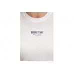 Tommy Jeans Essential Γυναικείο Κοντομάνικο T-Shirt Εκρού