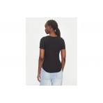 Tommy Jeans Essential Γυναικείο Κοντομάνικο T-Shirt Μαύρο