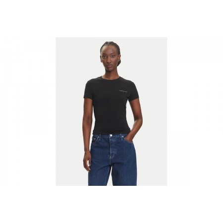Tommy Jeans Linear Slim Fit T-Shirt Γυναικείο 