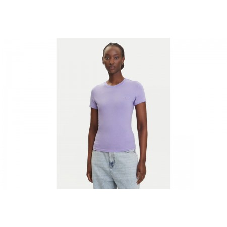 Tommy Jeans Linear Slim Fit T-Shirt Γυναικείο 
