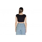 Tommy Jeans Rib Crop Top Κοντομάνικο Γυναικείο (DW0DW21185 BDS)
