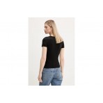 Tommy Jeans Linear Slim Fit T-Shirt Γυναικείο (DW0DW21422 BDS)