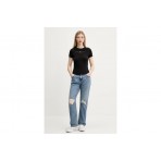Tommy Jeans Linear Slim Fit T-Shirt Γυναικείο (DW0DW21422 BDS)