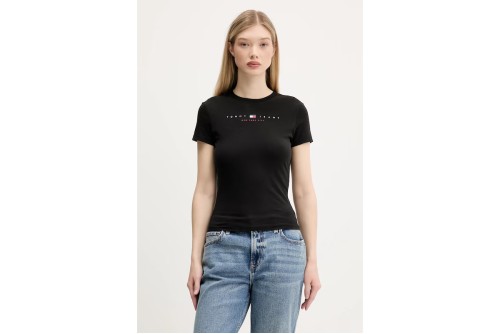 Tommy Jeans Linear Slim Fit T-Shirt Γυναικείο (DW0DW21422 BDS)