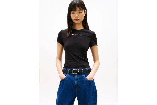 Tommy Jeans Linear Slim T-Shirt Γυναικείο (DW0DW21550 BDS)