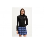 Tommy Jeans Badge Quarter-Zip Μπλούζα Με Φερμουάρ Γυναικεία (DW0DW21567 BDS)