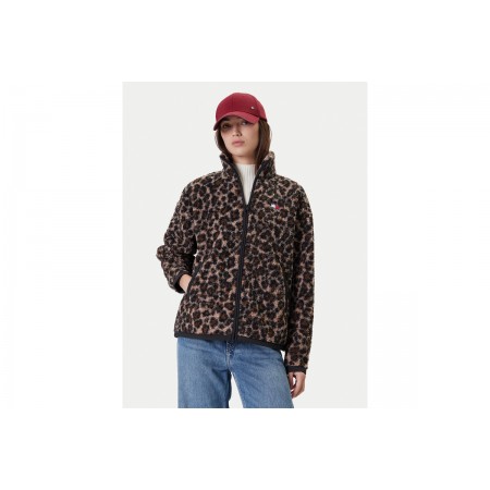 Tommy Jeans Badge Teddy Oversized  Μπουφάν Sherpa Γυναικείο 