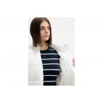 Tommy Jeans Γυναικείο Μπουφάν Puffer Εκρού