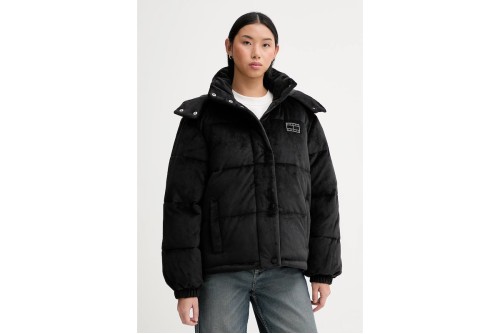 Tommy Jeans Quilted Velvet Μπουφάν Puffer Γυναικείο (DW0DW21668 BDS)