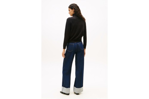 Tommy Jeans Slim Turtleneck Πουλόβερ Γυναικείο (DW0DW21672 BDS)
