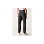 Tommy Jeans Ultra High Rise Tapered Mom Γυναικείο Παντελόνι Τζιν Μαύρο