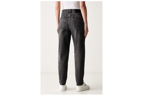 Tommy Jeans Ultra High Rise Tapered Mom Παντελόνι Τζιν Γυναικείο (DW0DW21812 1BZ)