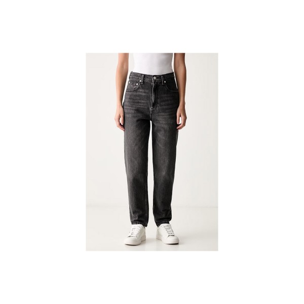 Tommy Jeans Ultra High Rise Tapered Mom Παντελόνι Τζιν Γυναικείο (DW0DW21812 1BZ)