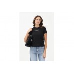 Tommy Jeans Essential Logo 2 Γυναικείο Κοντομάνικο T-Shirt Μαύρο