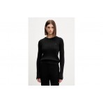 Tommy Jeans Slim Cable Knit Μπλούζα Πλεκτή Γυναικεία (DW0DW22165 BDS)