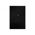 Tommy Jeans Slim Cable Knit Μπλούζα Πλεκτή Γυναικεία (DW0DW22165 BDS)