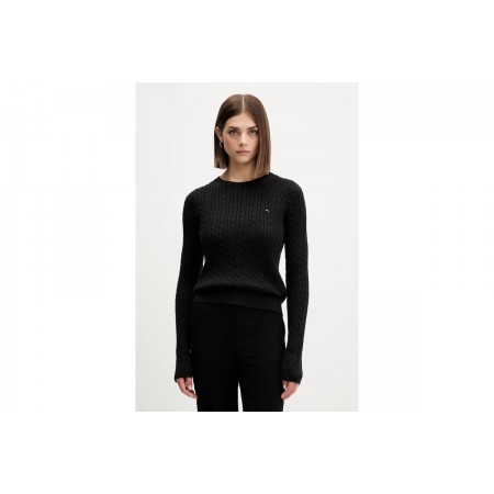 Tommy Jeans Slim Cable Knit Μπλούζα Πλεκτή Γυναικεία 