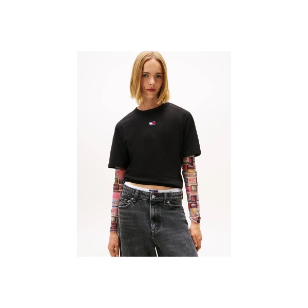 Tommy Jeans Boxy Badge T-Shirt Γυναικείο (DW0DW22202 BDS)