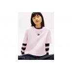 Tommy Jeans Boxy Badge Γυναικείο Κοντομάνικο T-Shirt Ροζ