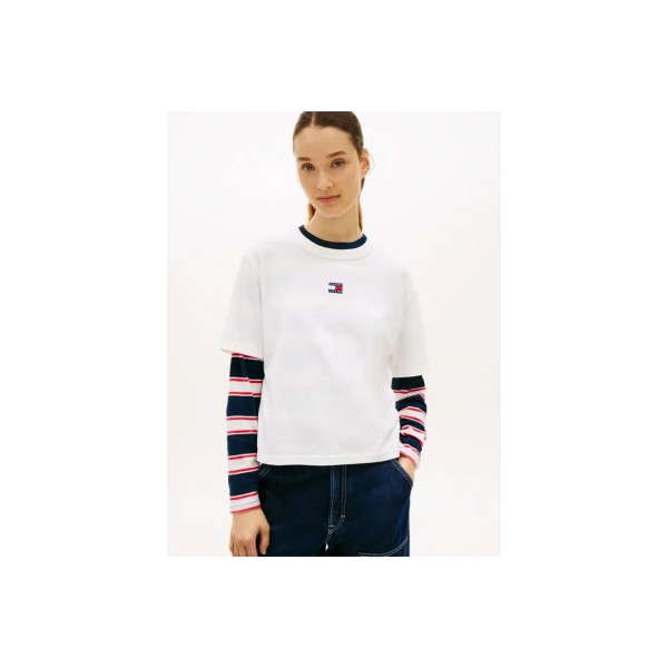 Tommy Jeans Boxy Badge T-Shirt Γυναικείο (DW0DW22202 YBL)