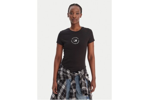 Tommy Jeans Slim Essential Logo 1 T-Shirt Γυναικείο (DW0DW22273 BDS)
