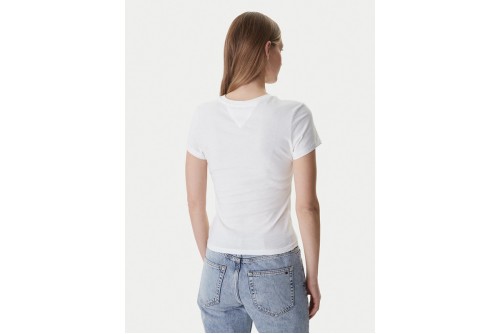 Tommy Jeans Slim Essential Logo 1 T-Shirt Γυναικείο (DW0DW22273 YBL)