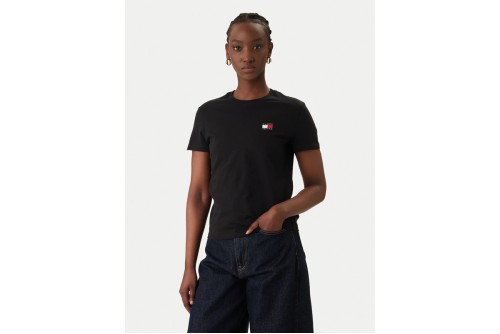 Tommy Jeans Wavy Flag Back Logo Jersey T-Shirt Γυναικείο (DW0DW22274 BDS)