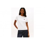 Tommy Jeans Wavy Flag Back Logo Jersey T-Shirt Γυναικείο (DW0DW22274 YBL)