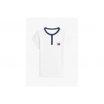 Tommy Jeans Badge Henley Ribbed T-Shirt Γυναικείο (DW0DW22276 YBL)