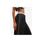 Tommy Jeans Repeat Logo Tape Γυναικείο Παντελόνι Φόρμας Μαύρο