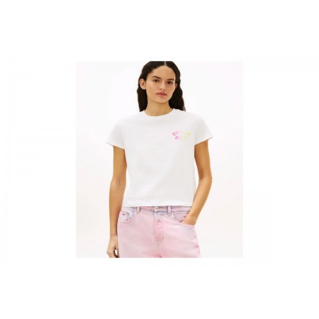 Tommy Jeans Regular Fit Bubble T-Shirt Γυναικείο 