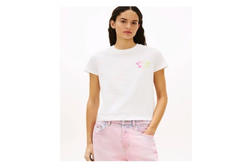 Tommy Jeans Regular Fit Bubble T-Shirt Γυναικείο (DW0DW22310 YBL)