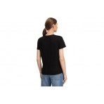 Tommy Jeans Γυναικείο Κοντομάνικο T-Shirt Μαύρο