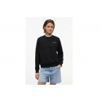 Tommy Jeans Γυναικείο Μακρυμάνικο Φούτερ Μαύρο