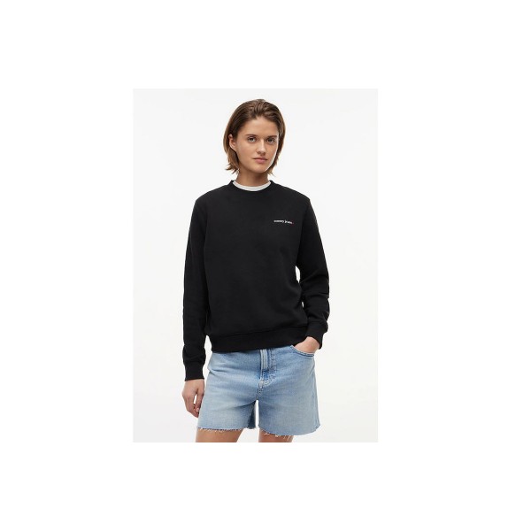 Tommy Jeans Essential Logo Μπλούζα Με Λαιμόκοψη Γυναικεία (DW0DW22829 BDS)