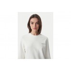 Tommy Jeans Γυναικείο Μακρυμάνικο Φούτερ Εκρού