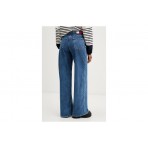Tommy Jeans Claire High Rise Wide Leg Γυναικείο Παντελόνι Τζιν Μπλε