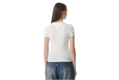 Tommy Jeans Logo Slim Jersey T-Shirt Γυναικείο (DW0DW23479 YBL)