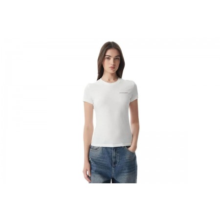 Tommy Jeans Logo Slim Jersey T-Shirt Γυναικείο 